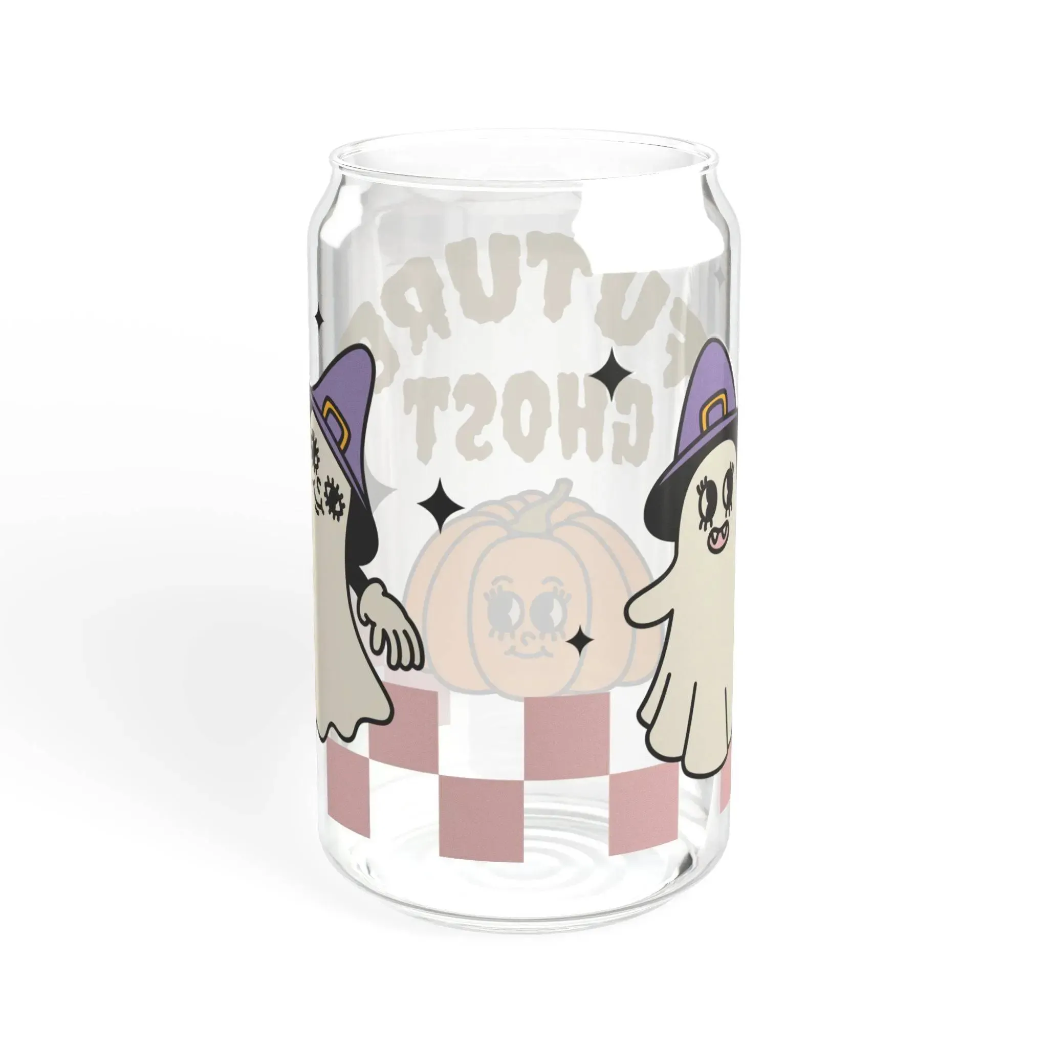 16oz Future Ghost Sipper Glass - Unique  Stylish Halloween Drinkware