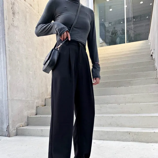 2021 New!!! Women Suit Long Trousers High Waist Sizes XS - XL