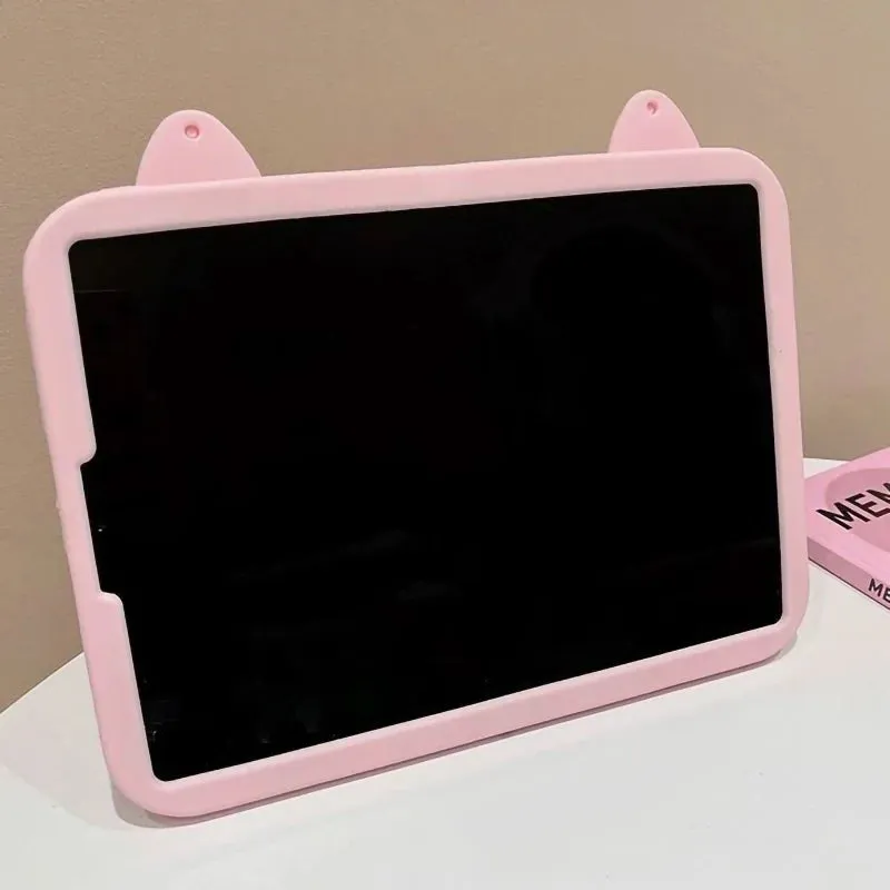 3d Pink Kitten ipad Case