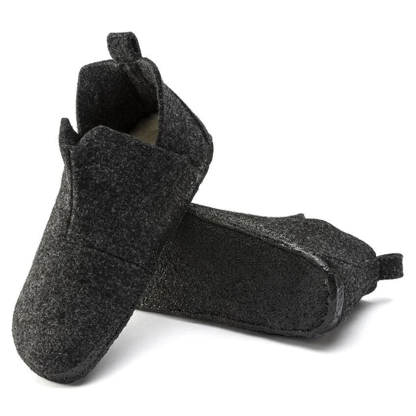 Andermatt Shearling Slipper Bootie in Anthracite CLOSEOUTS