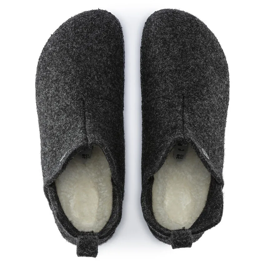 Andermatt Shearling Slipper Bootie in Anthracite CLOSEOUTS