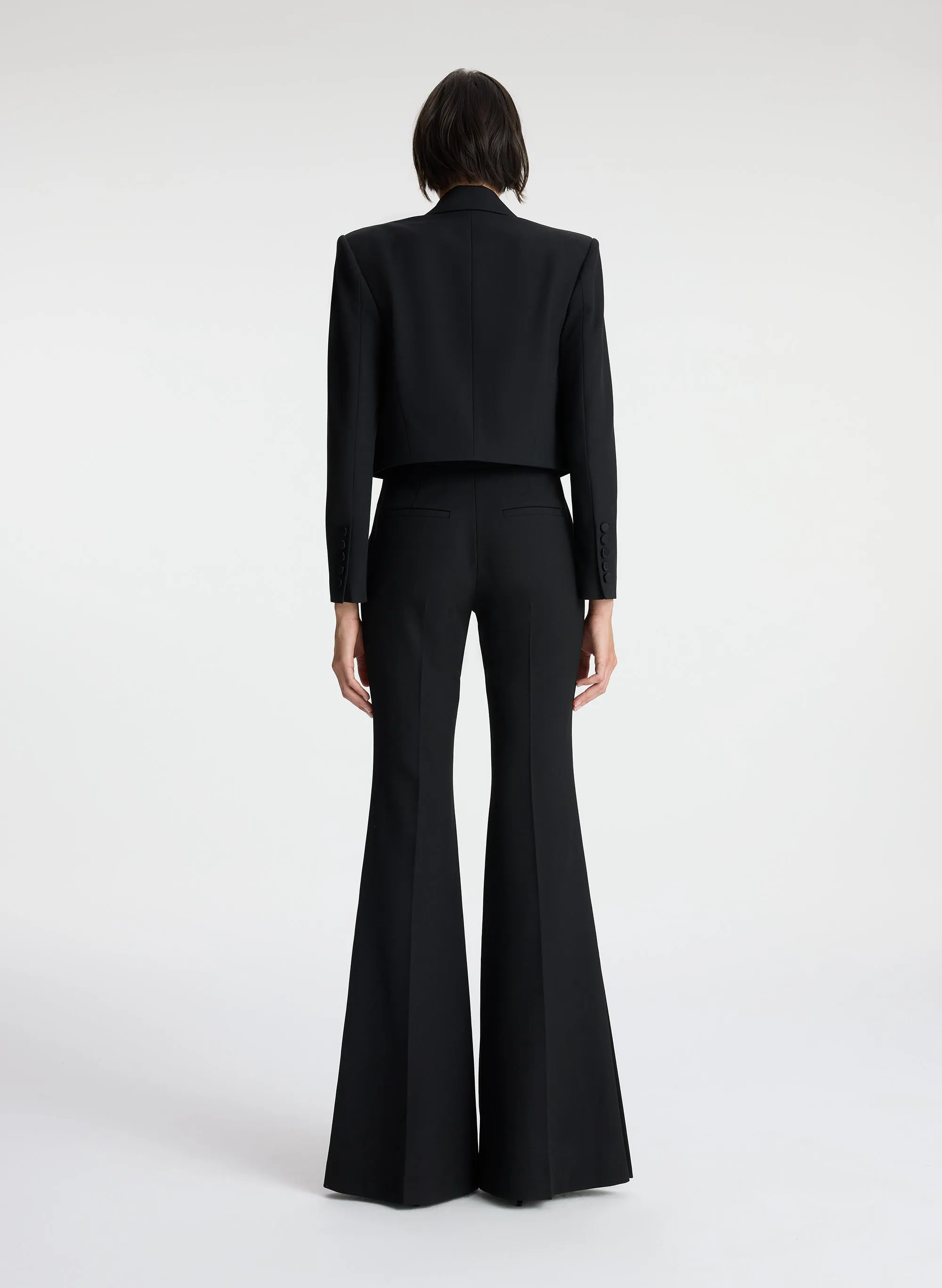 Anderson Cropped Tuxedo Jacket