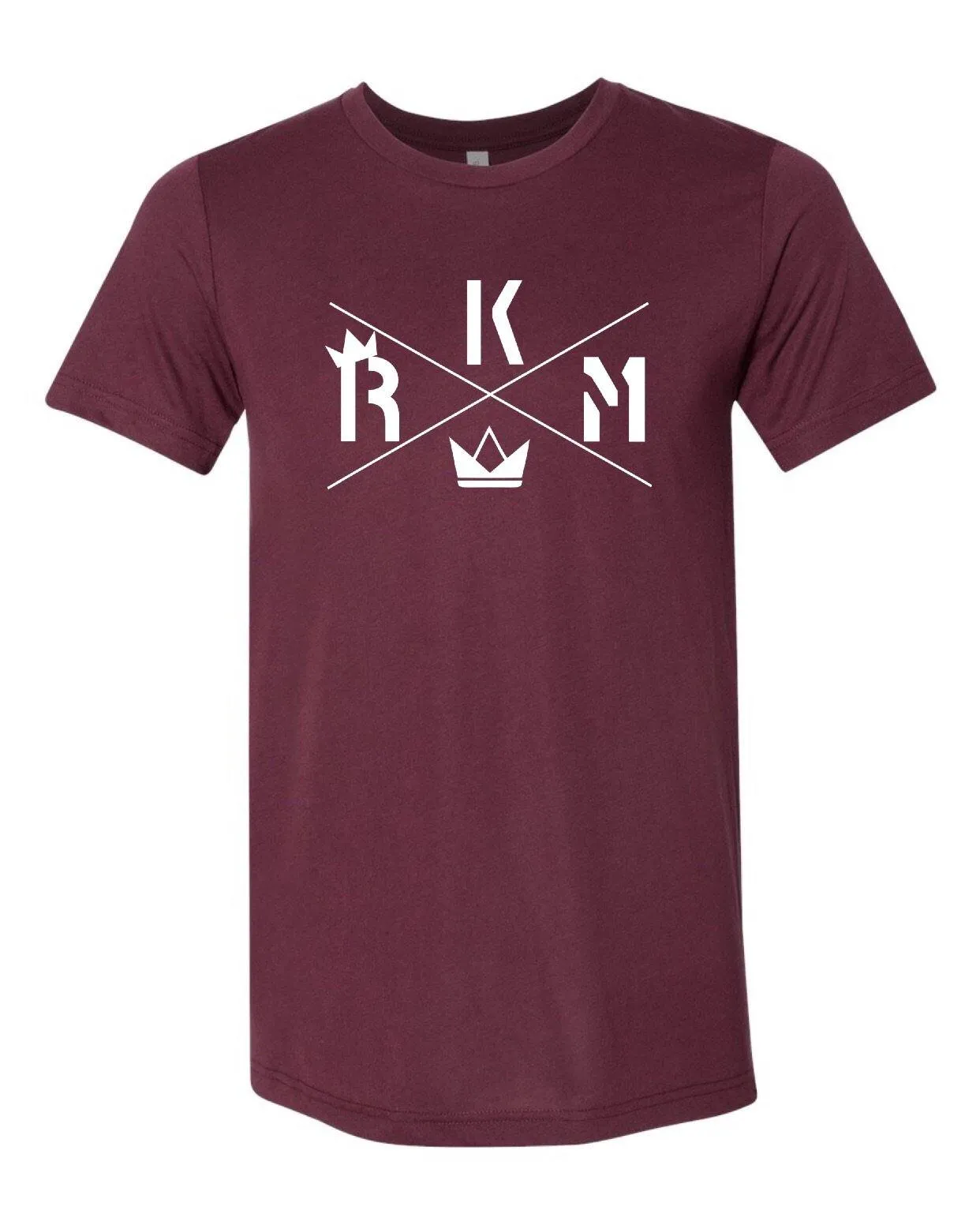 ATHLETIC FIT TEE - BURGUNDY