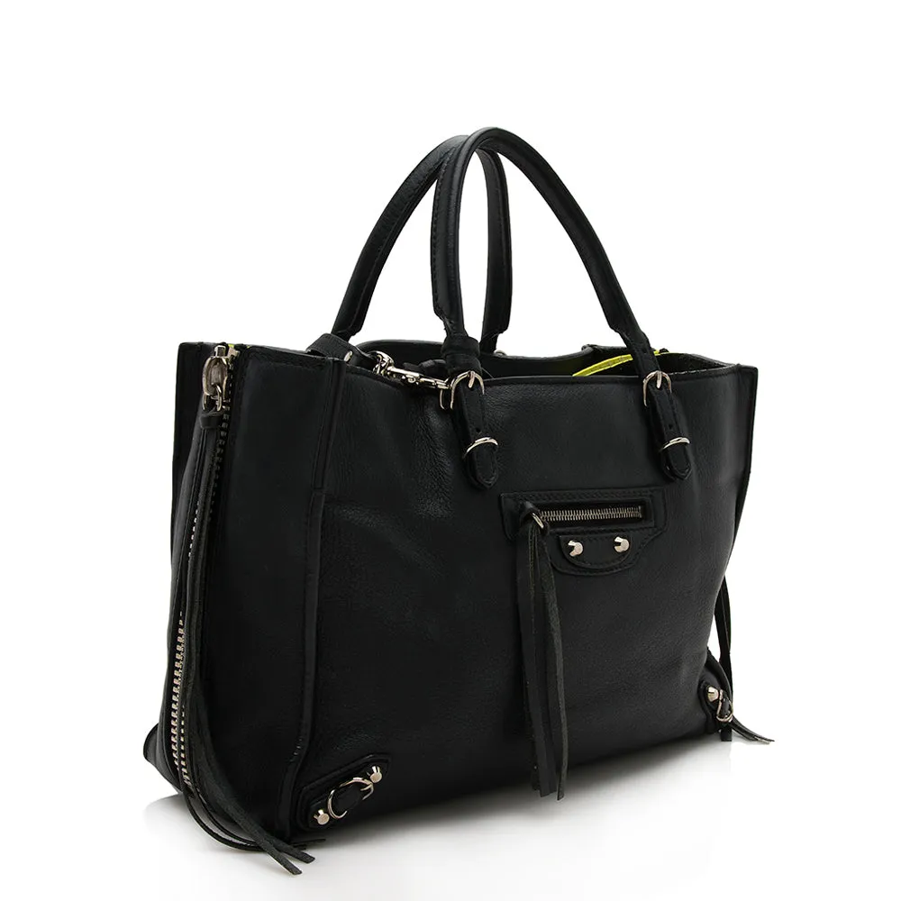 Balenciaga Calfskin Papier A6 Zip Around Tote - FINAL SALE (SHF-12133)