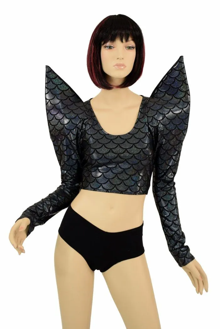 Black Dragon Mega Sharp Shoulder Crop