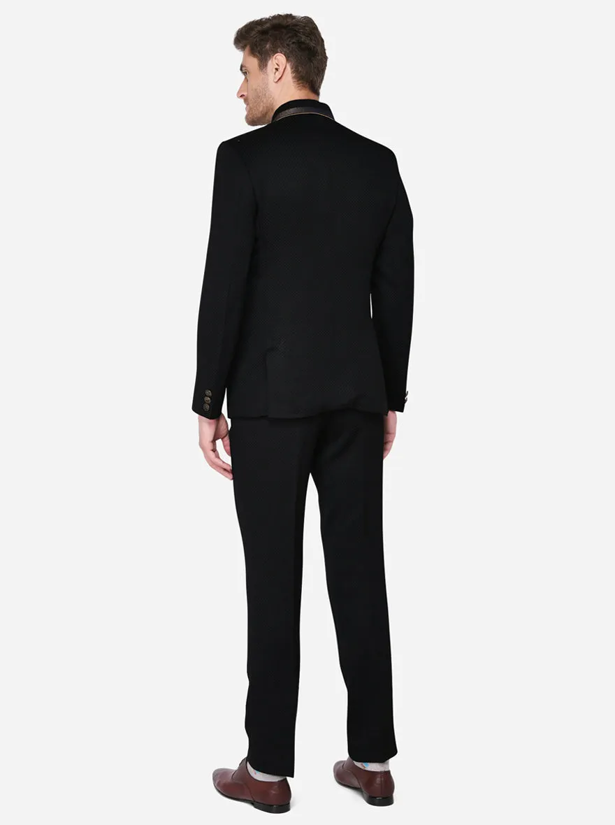 Black Jodhpuri Suit | Azania