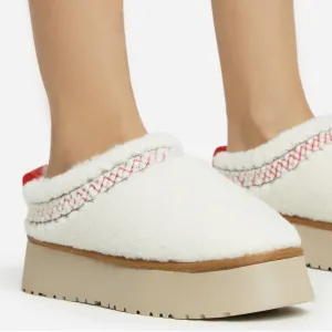 Bleh Sherpa Slippers - Teddy