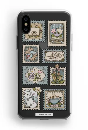 Blue Stamps - KLEARLUX™ Special Edition Whimsical Collection Phone Case | LOUCASE