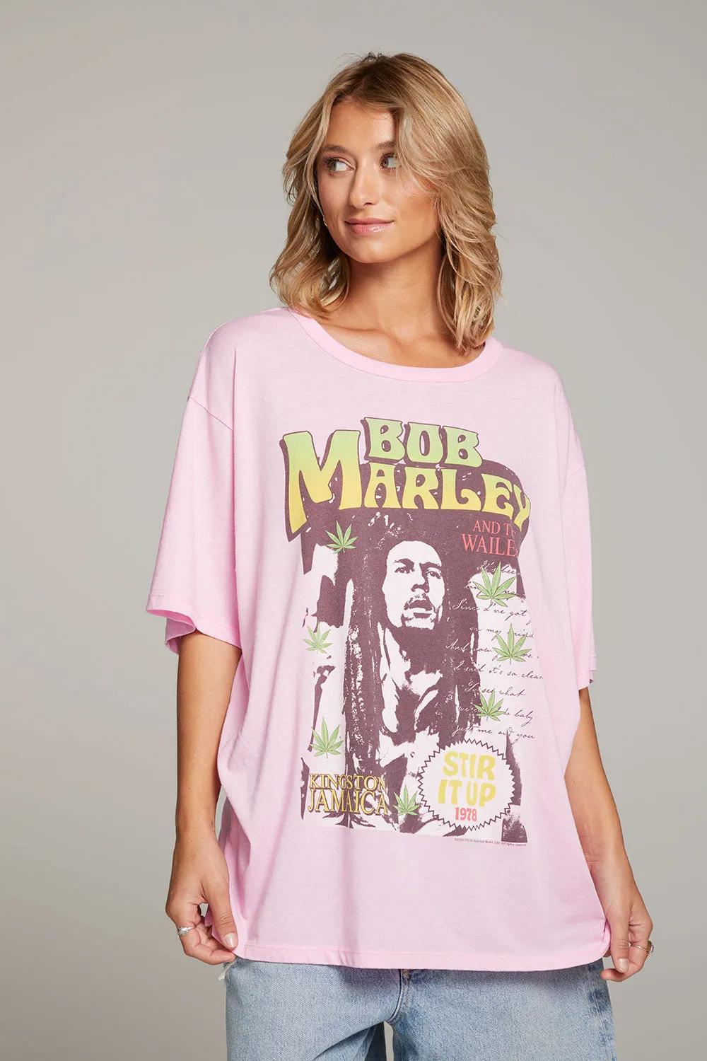 Bob Marley Stir It Up One Size Tee