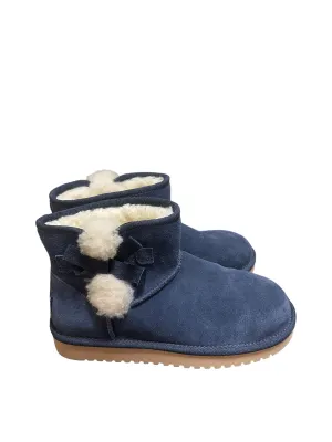 Boots Ankle Flats By Koolaburra By Ugg In Blue, Size: 5