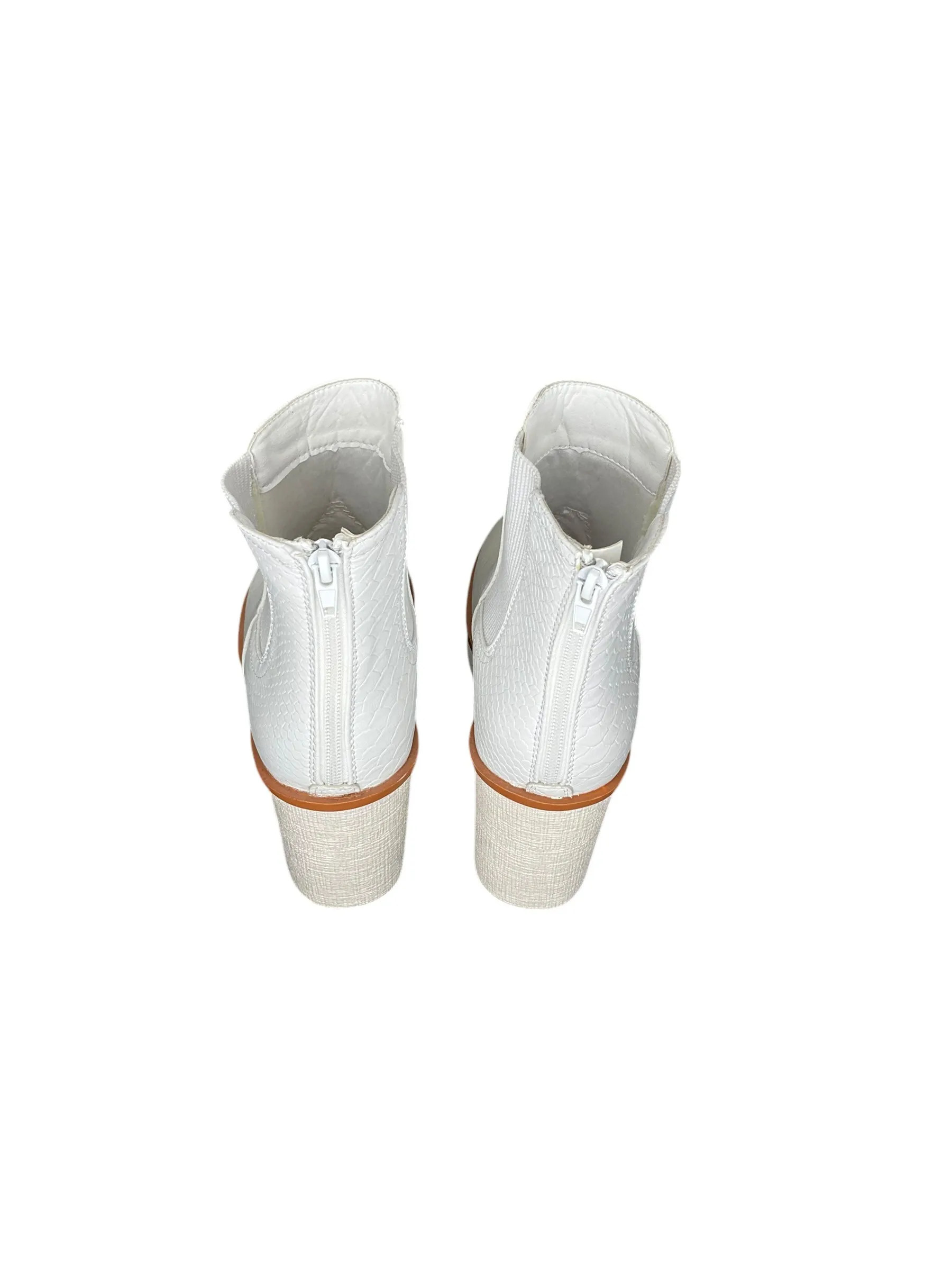 Boots Ankle Heels By Altard State In White, Size: 6.5