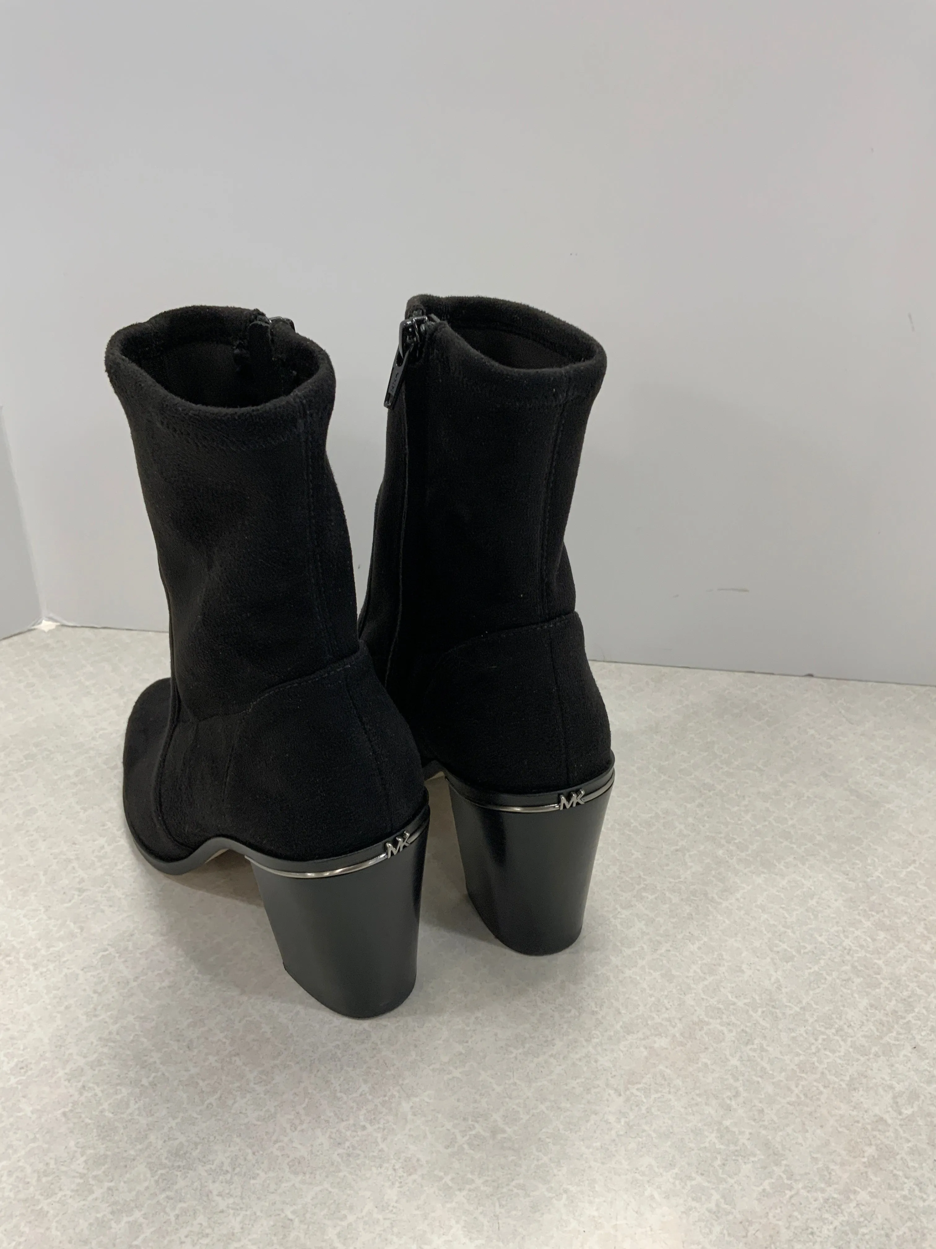 Boots Ankle Heels By Michael By Michael Kors In Black, Size: 5.5