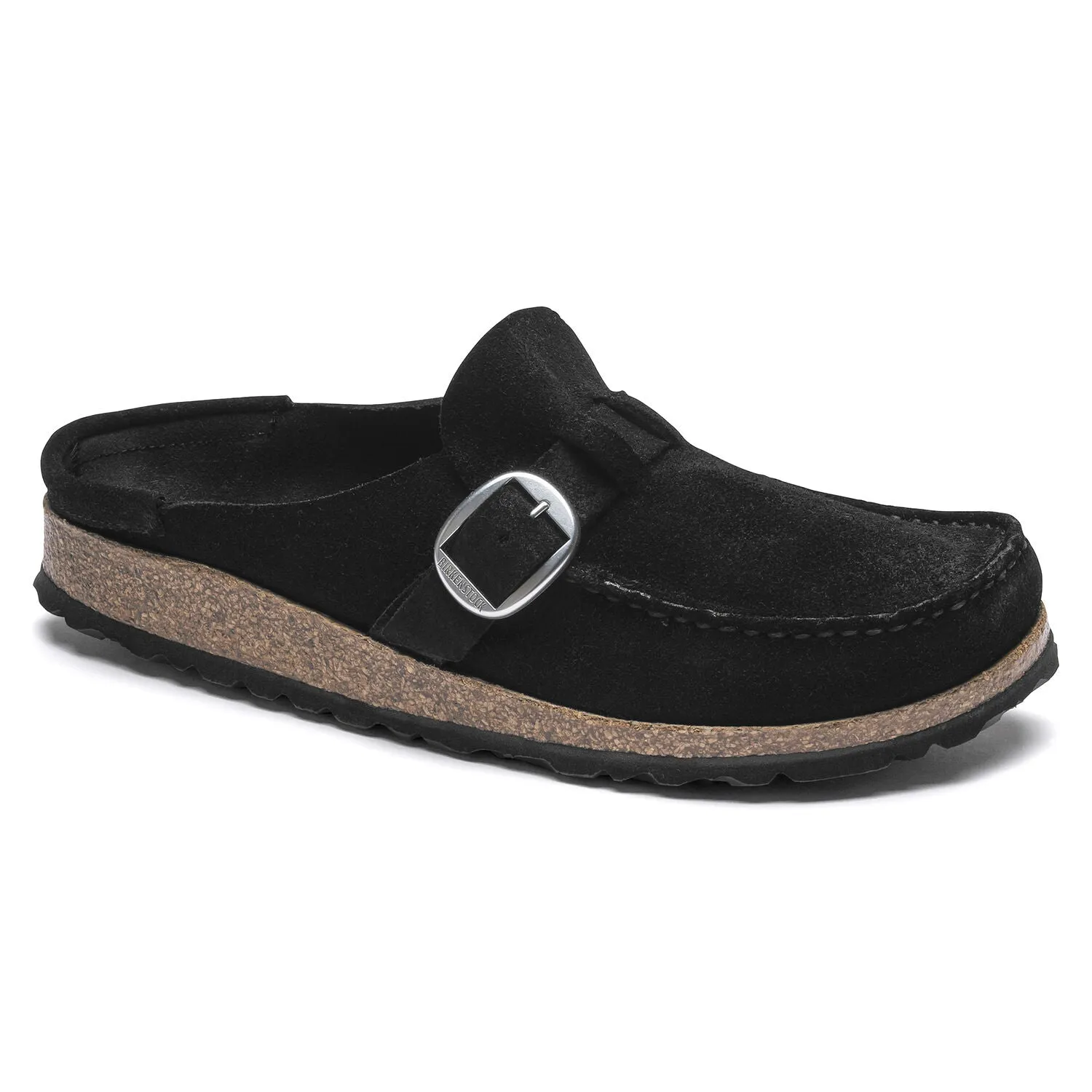 Buckley Unlined Moc-Toe Clog in Black