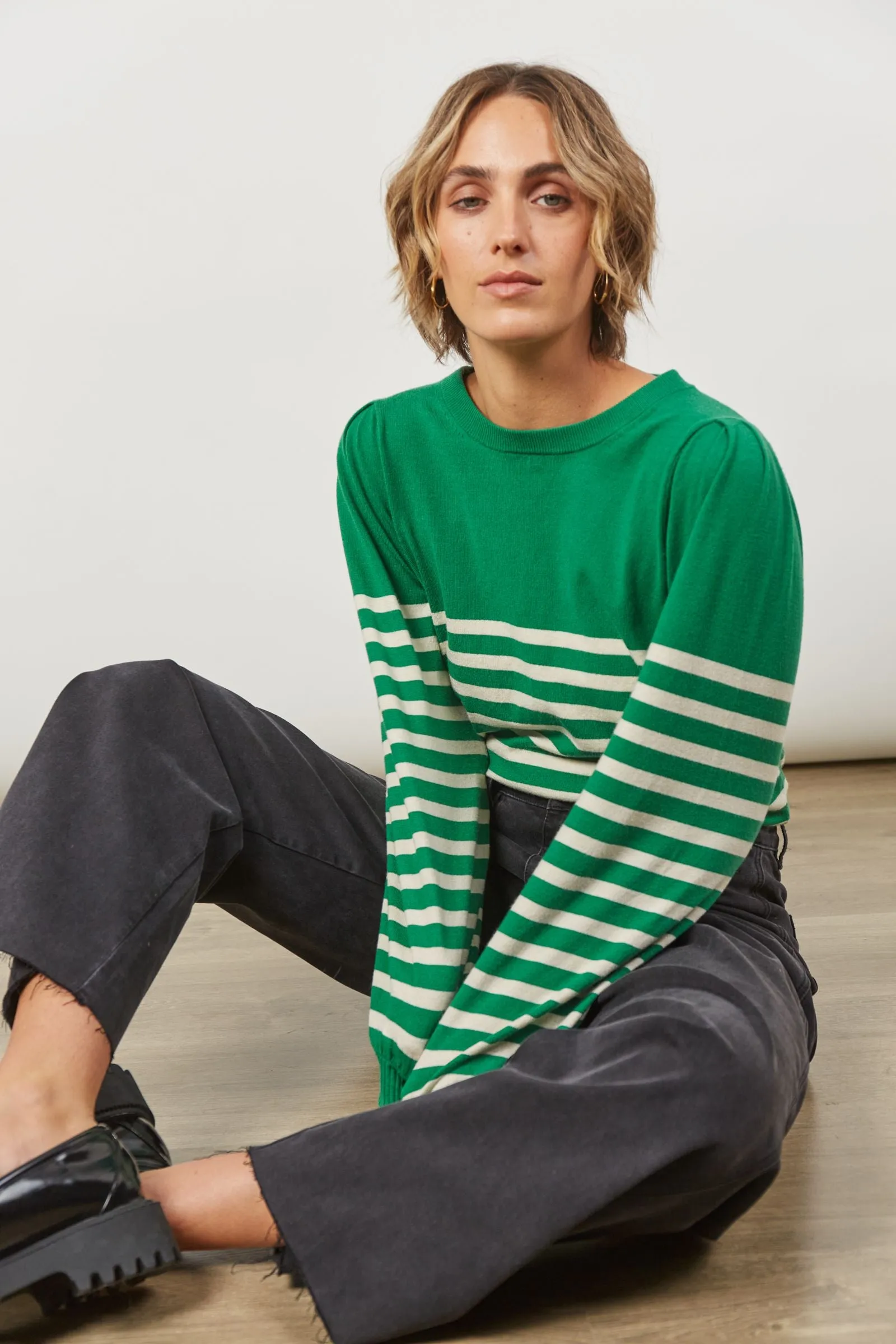 Cosmo Stripe Jumper (Meadow)