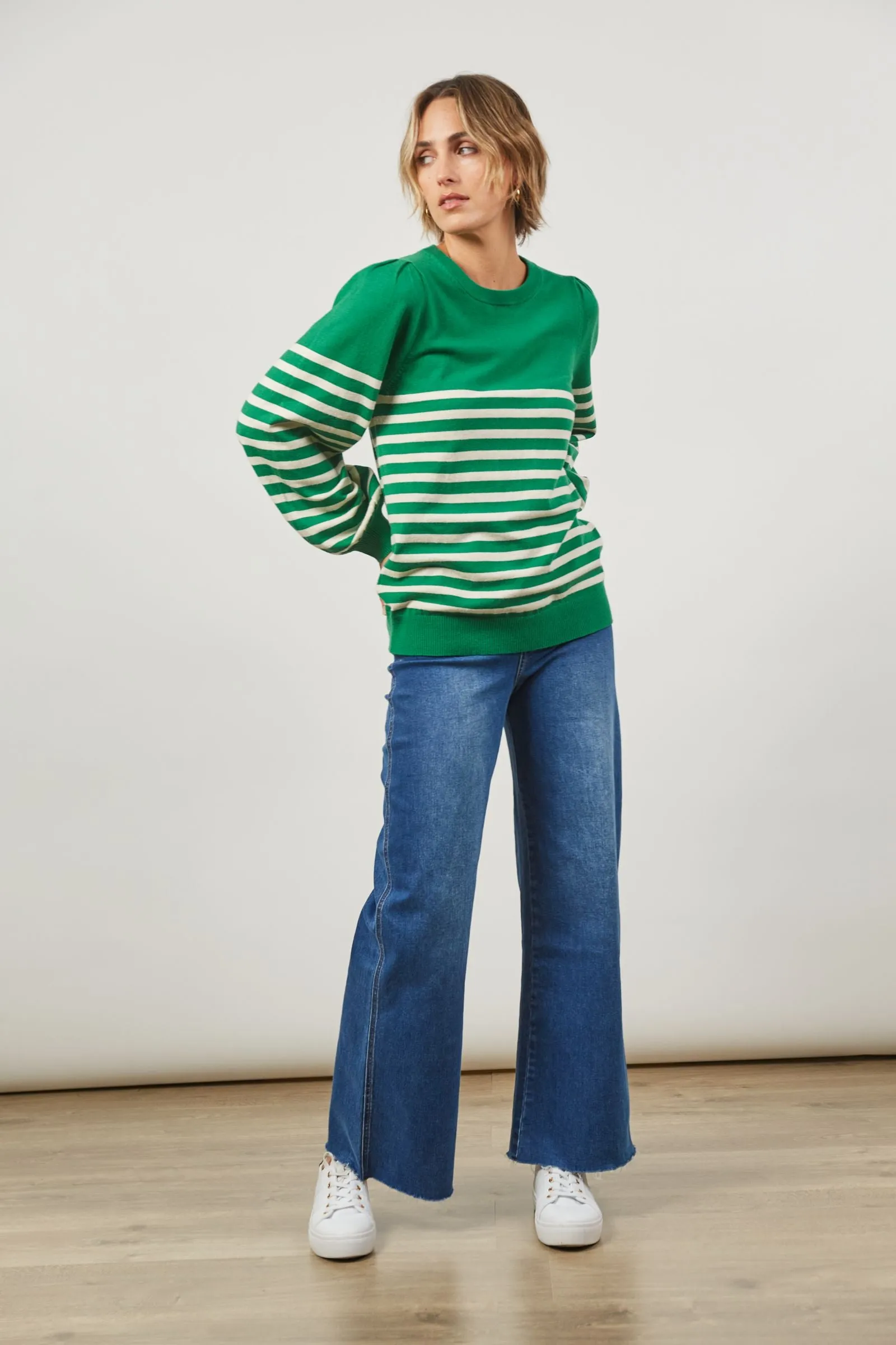 Cosmo Stripe Jumper (Meadow)