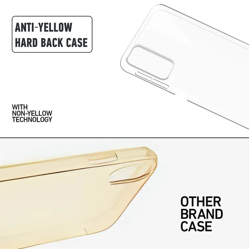 Crystal Clear Hard Back Anti-Yellowing Phone Case For Samsung M23