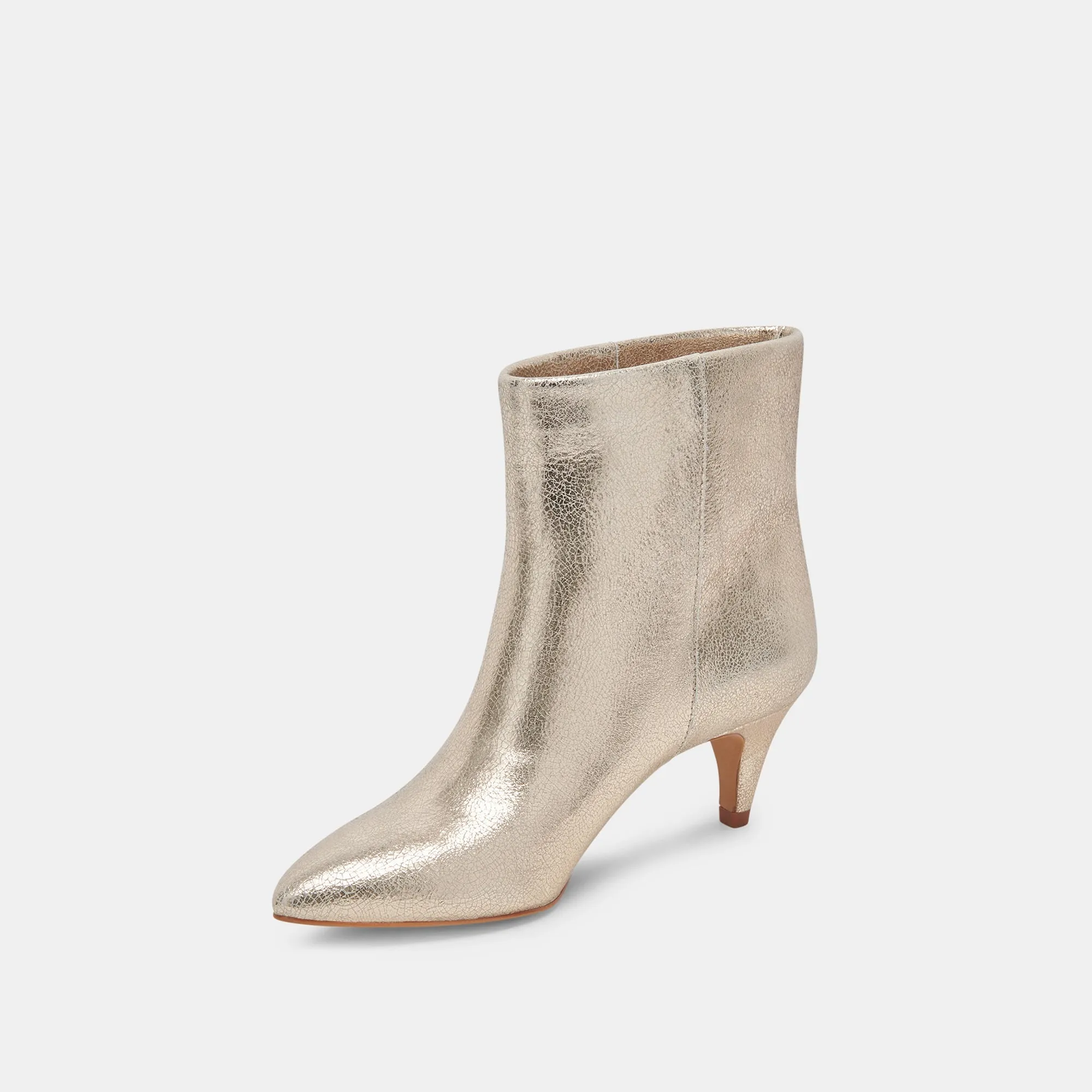 DEE BOOTIES PLATINUM DISTRESSED LEATHER - re:vita