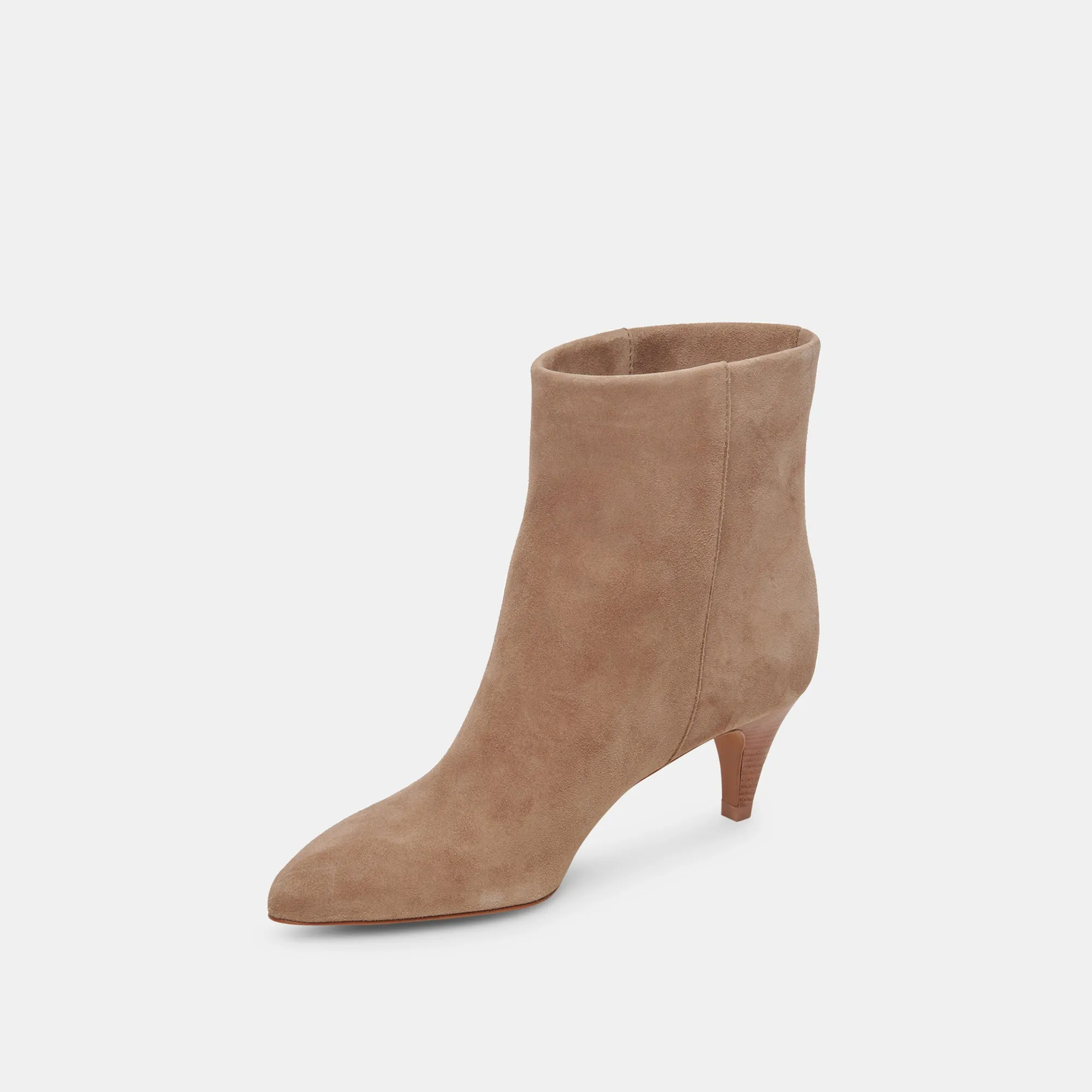 DEE WIDE BOOTIES TRUFFLE SUEDE - re:vita