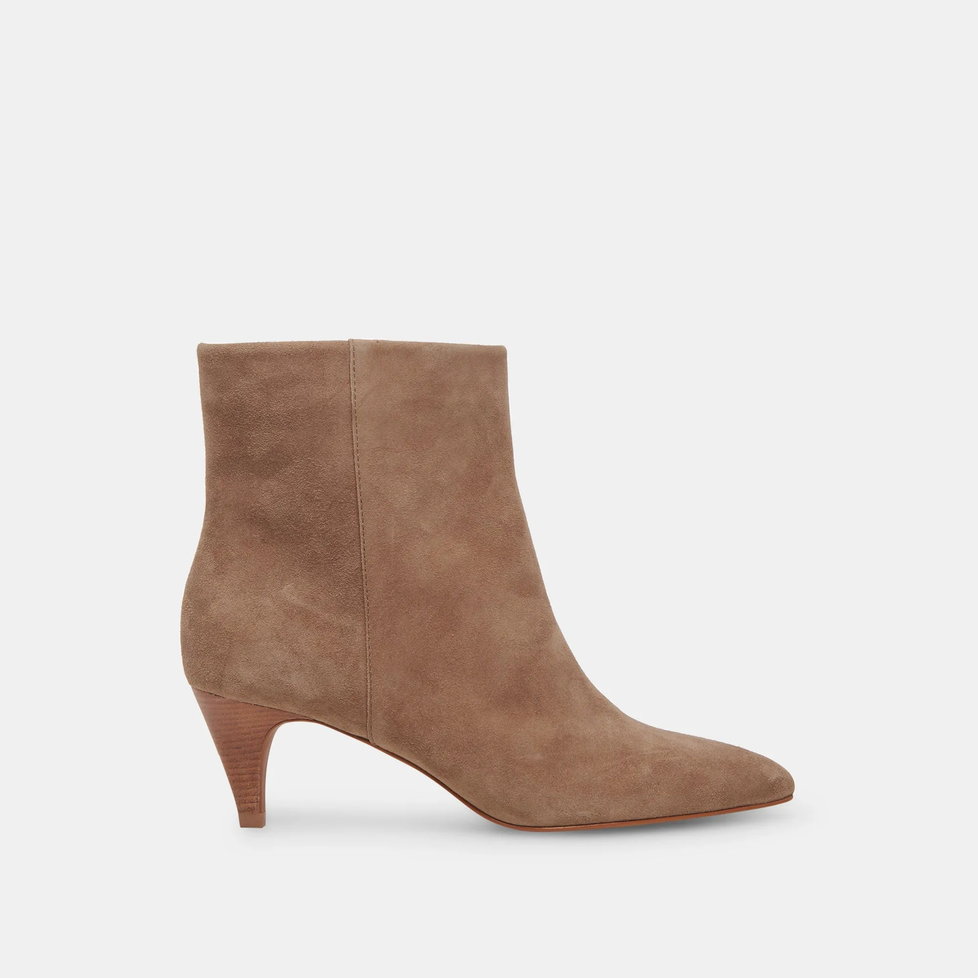 DEE WIDE BOOTIES TRUFFLE SUEDE - re:vita