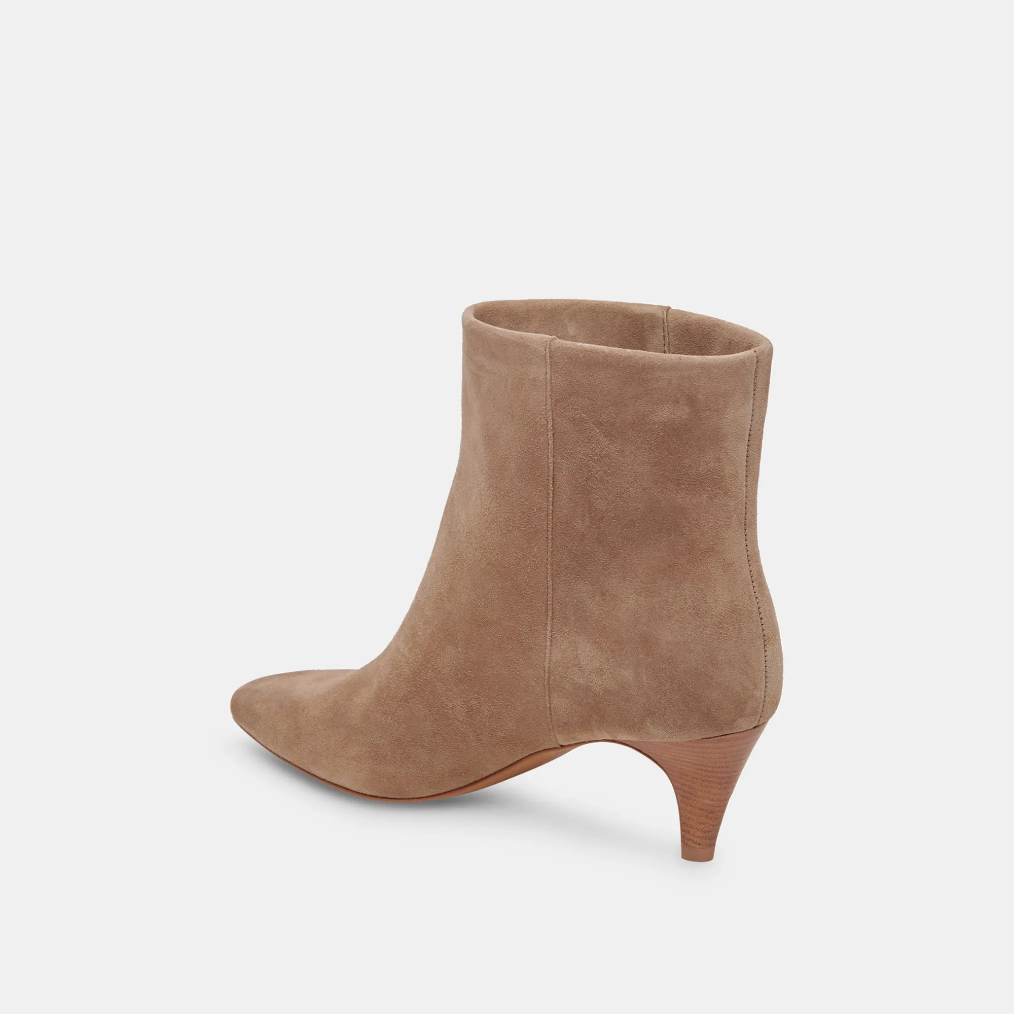 DEE WIDE BOOTIES TRUFFLE SUEDE - re:vita