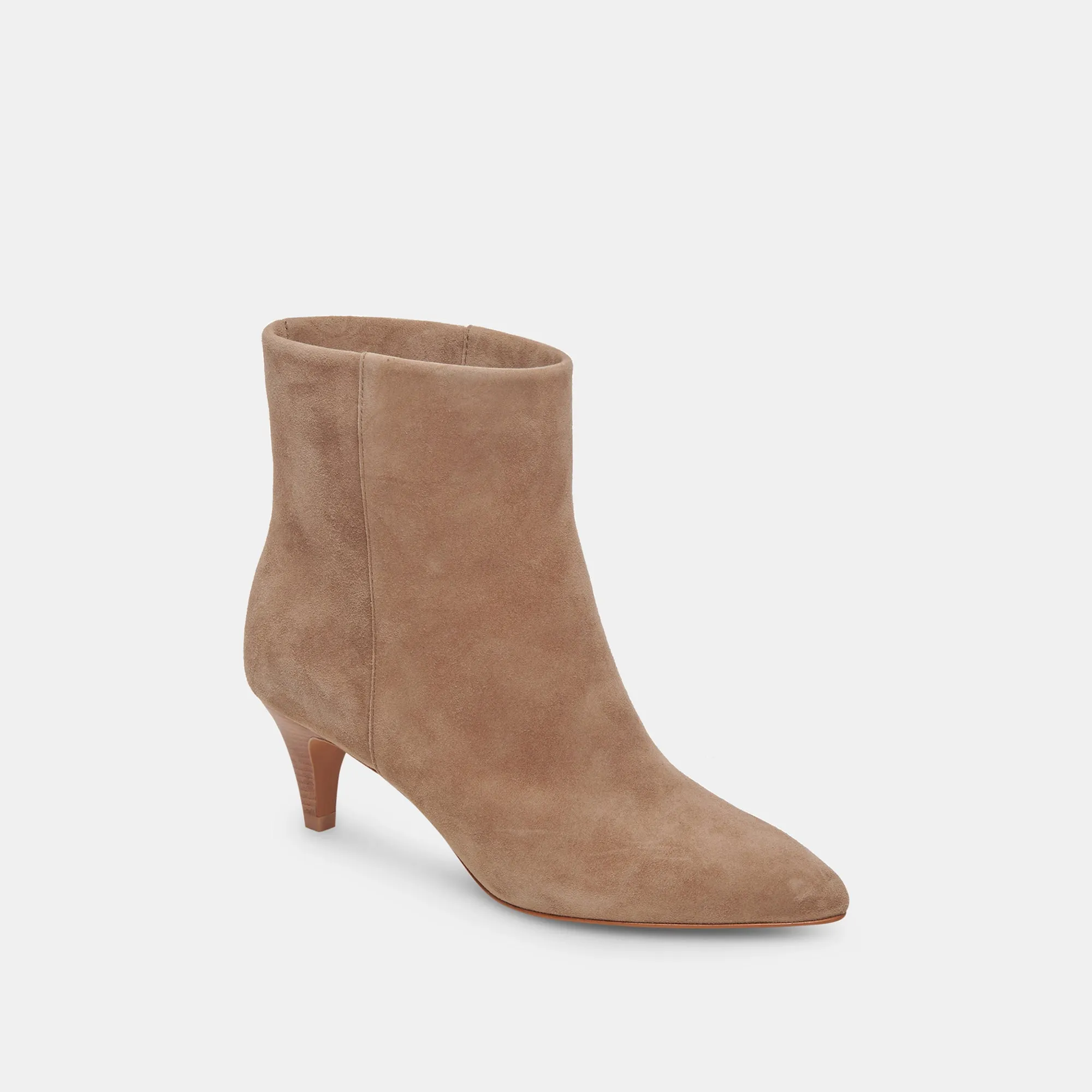 DEE WIDE BOOTIES TRUFFLE SUEDE - re:vita