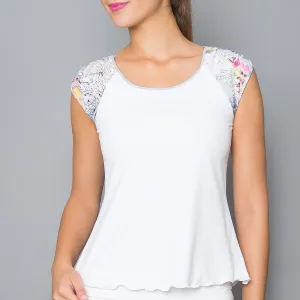 Edge Short-Sleeve Top (white)