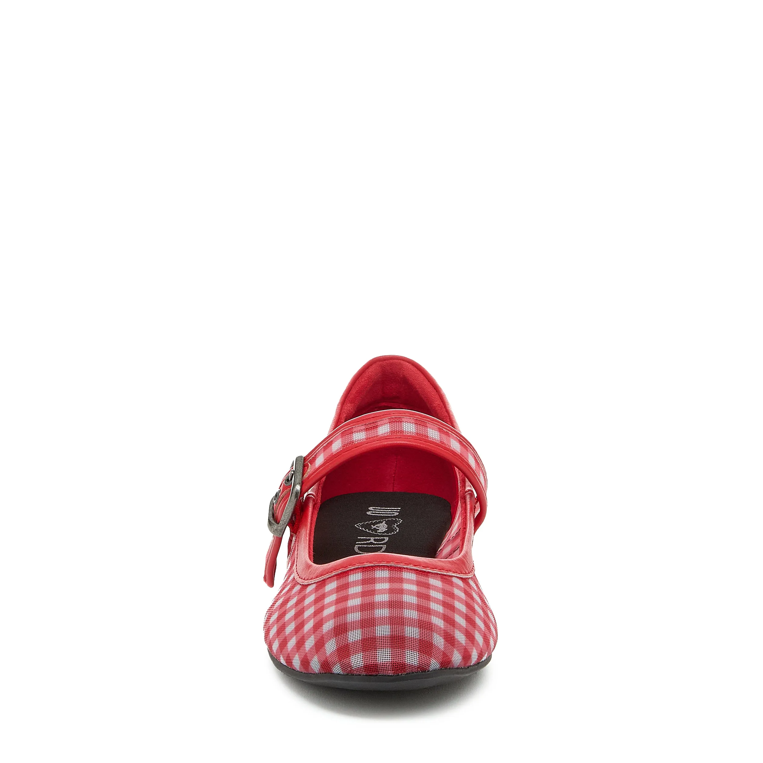 Emma Red Gingham Ballet Flat