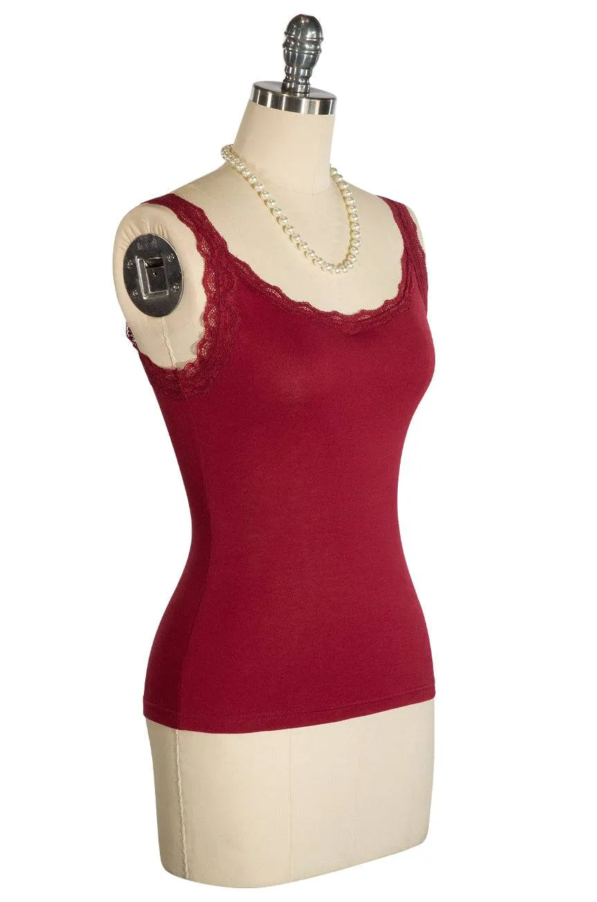 Follies D'Amour Singlet (Burgundy)