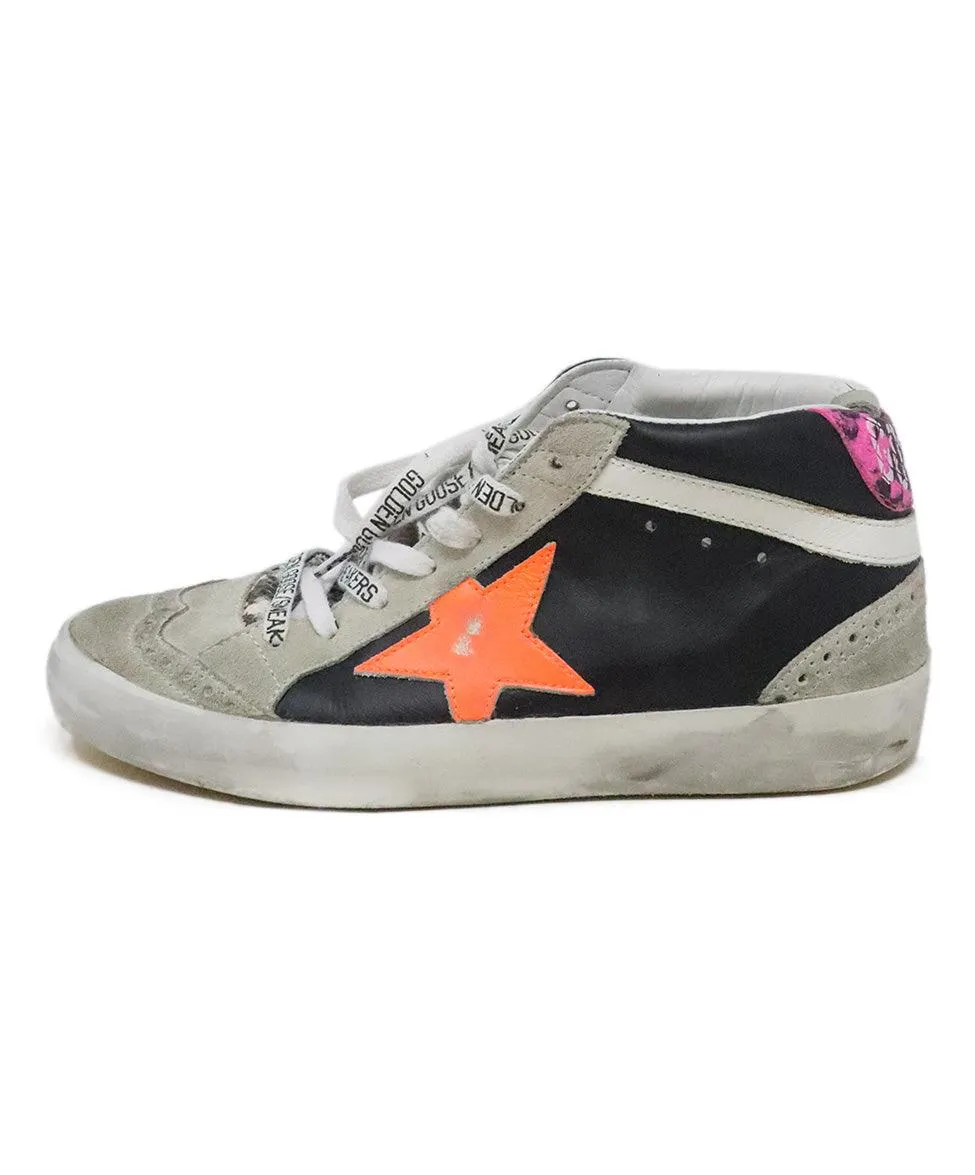 Golden Goose Grey & Black Suede Sneakers sz 6