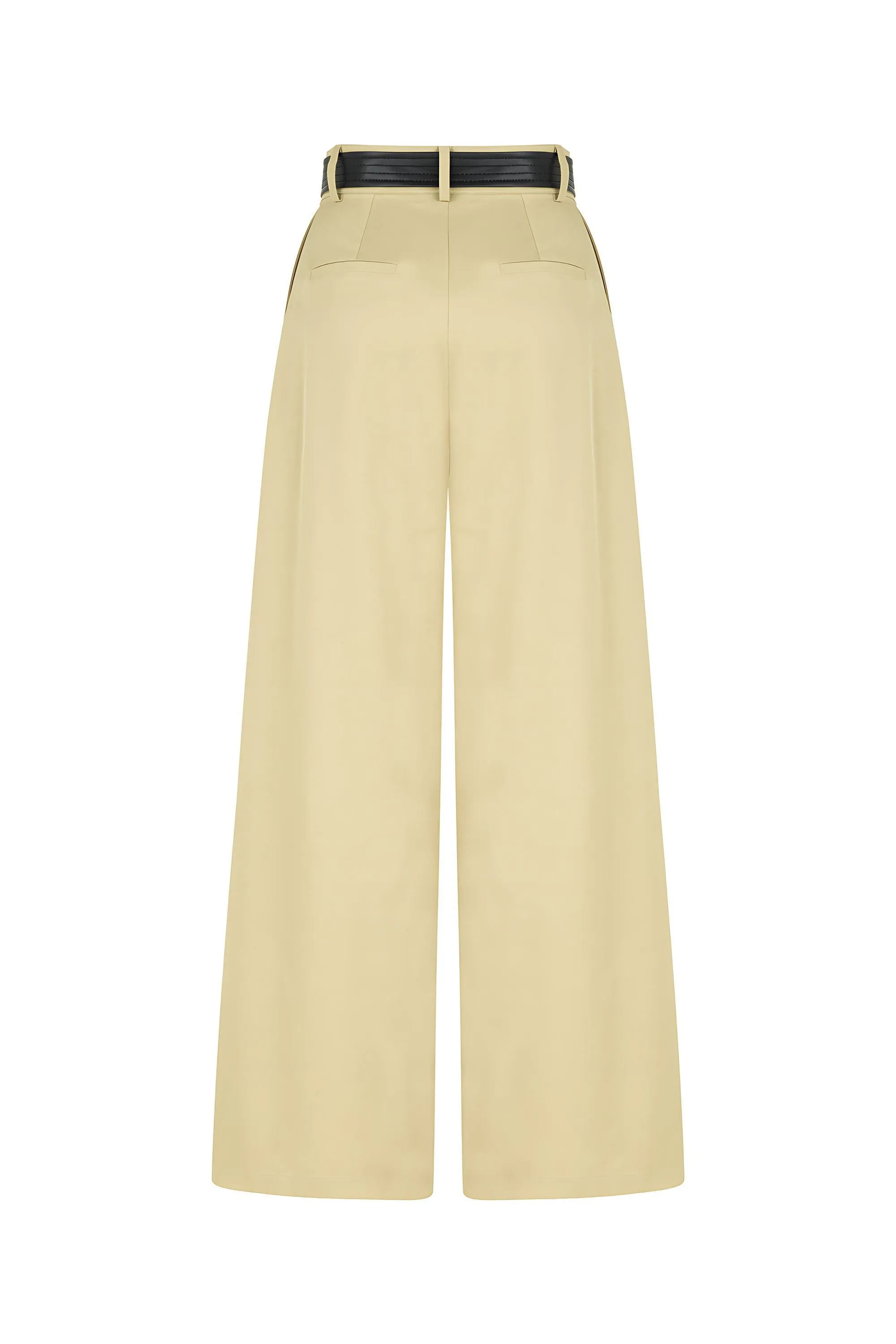 High Waist Pleated Pants