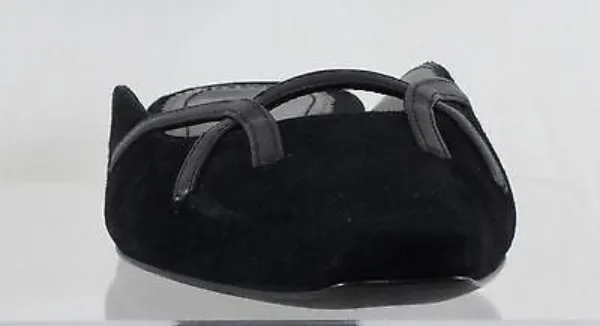 JEAN-MICHEL CAZABAT Women's Babouch Mule - Black Suede - NIB MSRP $370