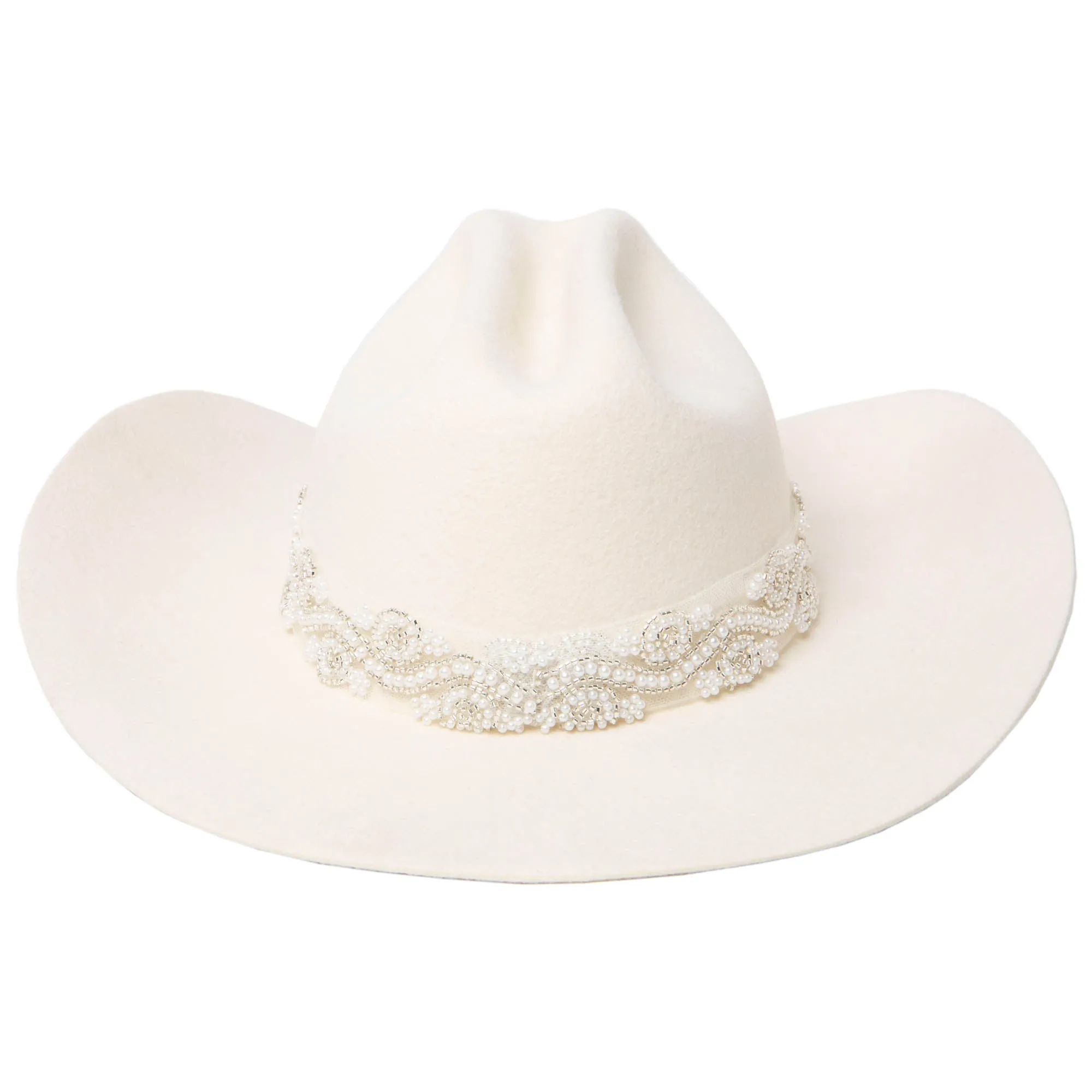 Lust - Women's Cattleman's Crease Cowboy with Pearl & Organza Band