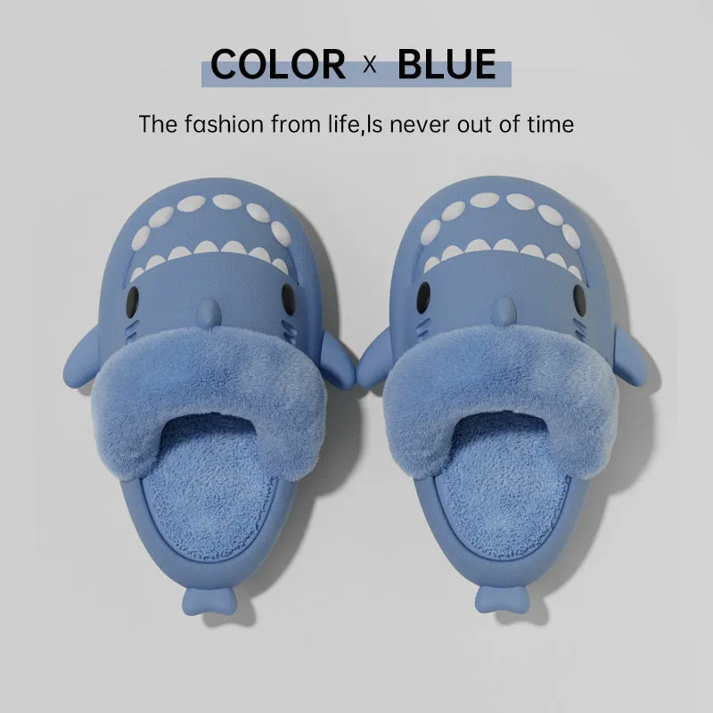 Men's and Women's Winter Shark Slippers