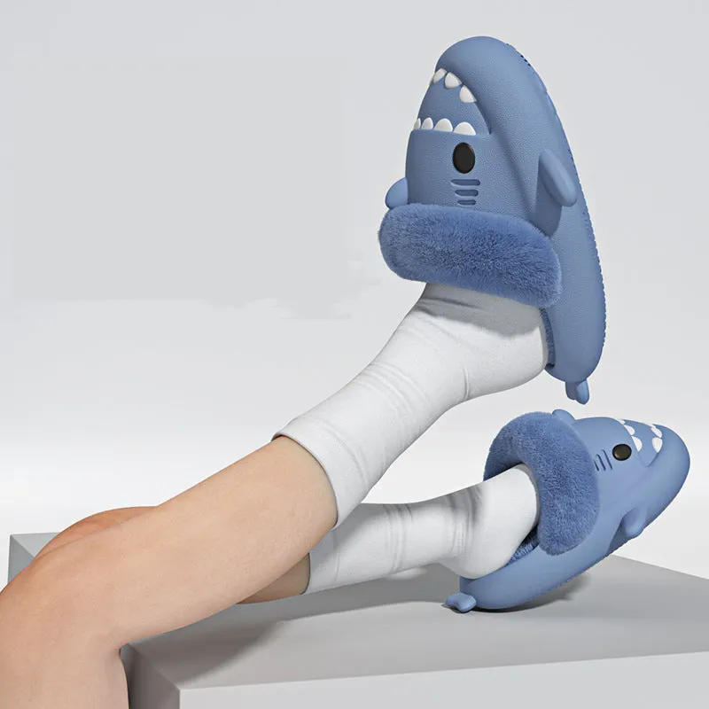 Men's and Women's Winter Shark Slippers