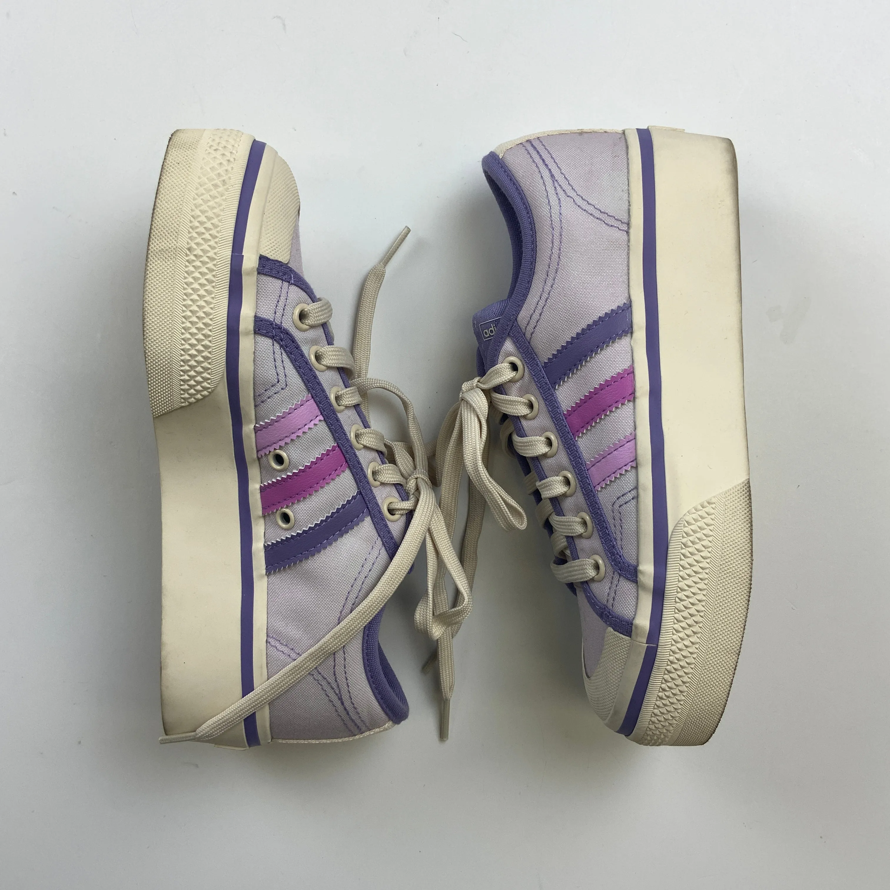 Shoes Sneakers Platform By Adidas In Purple, Size: 5