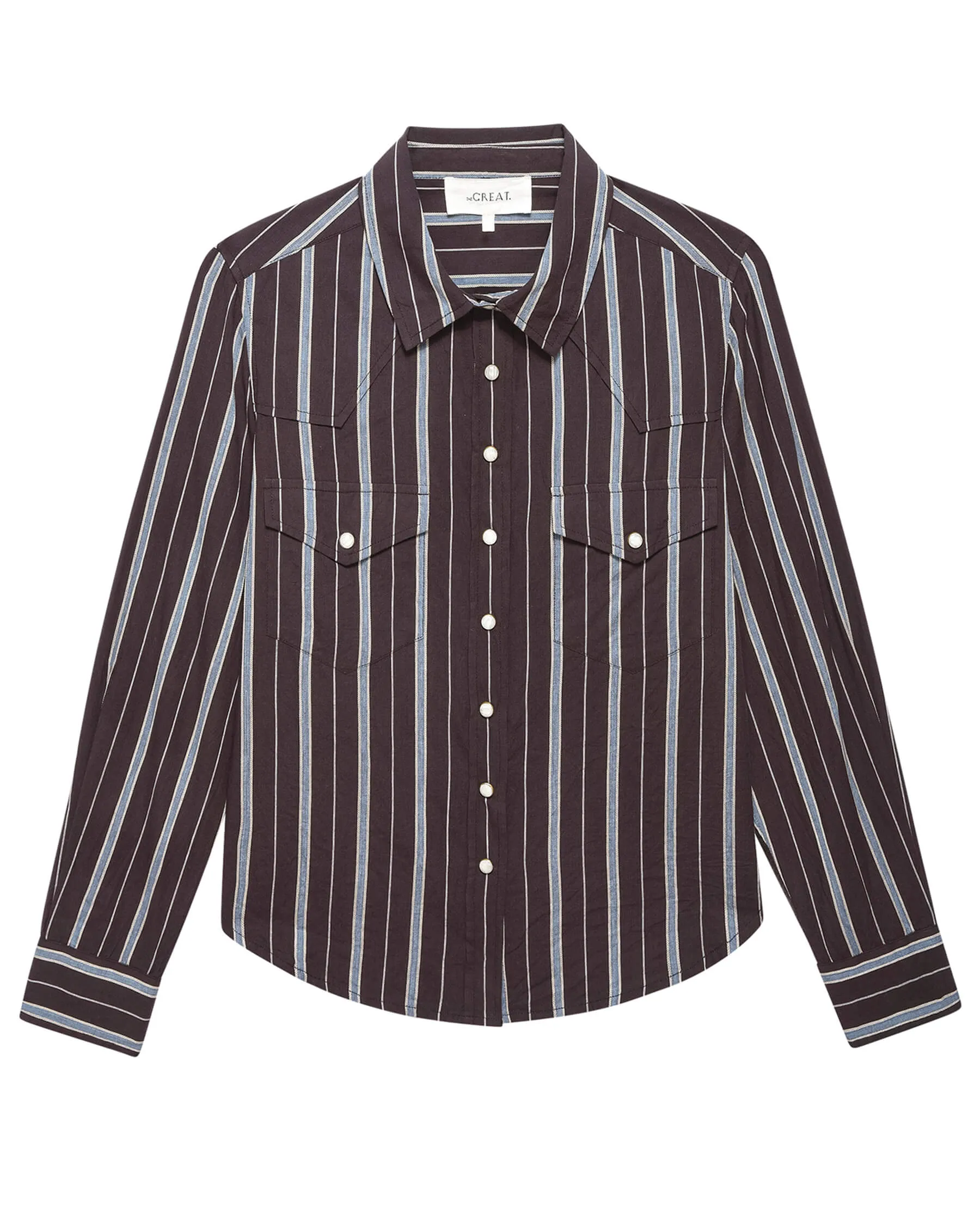 The Bronco Shirt. -- Billiard Stripe