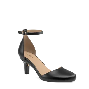 The Jocelyn - Coal Leather 3 Stiletto