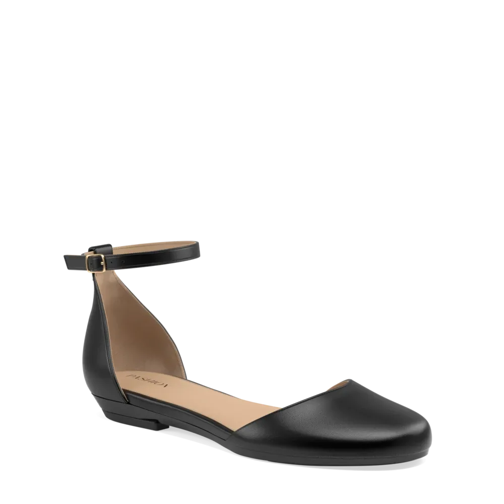 The Jocelyn - Coal Leather 3 Stiletto