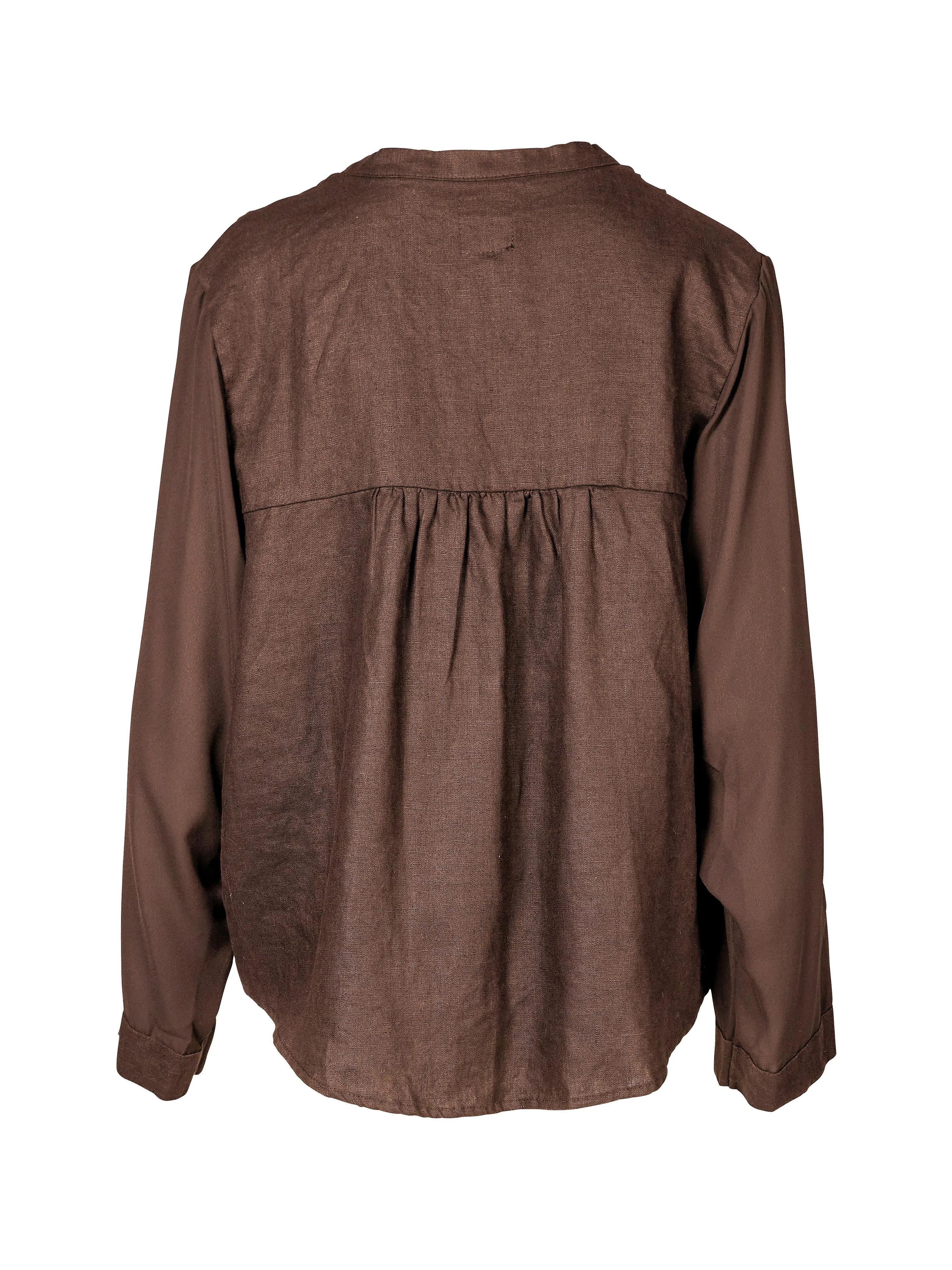 VIBEKE shirt - Dark Brown