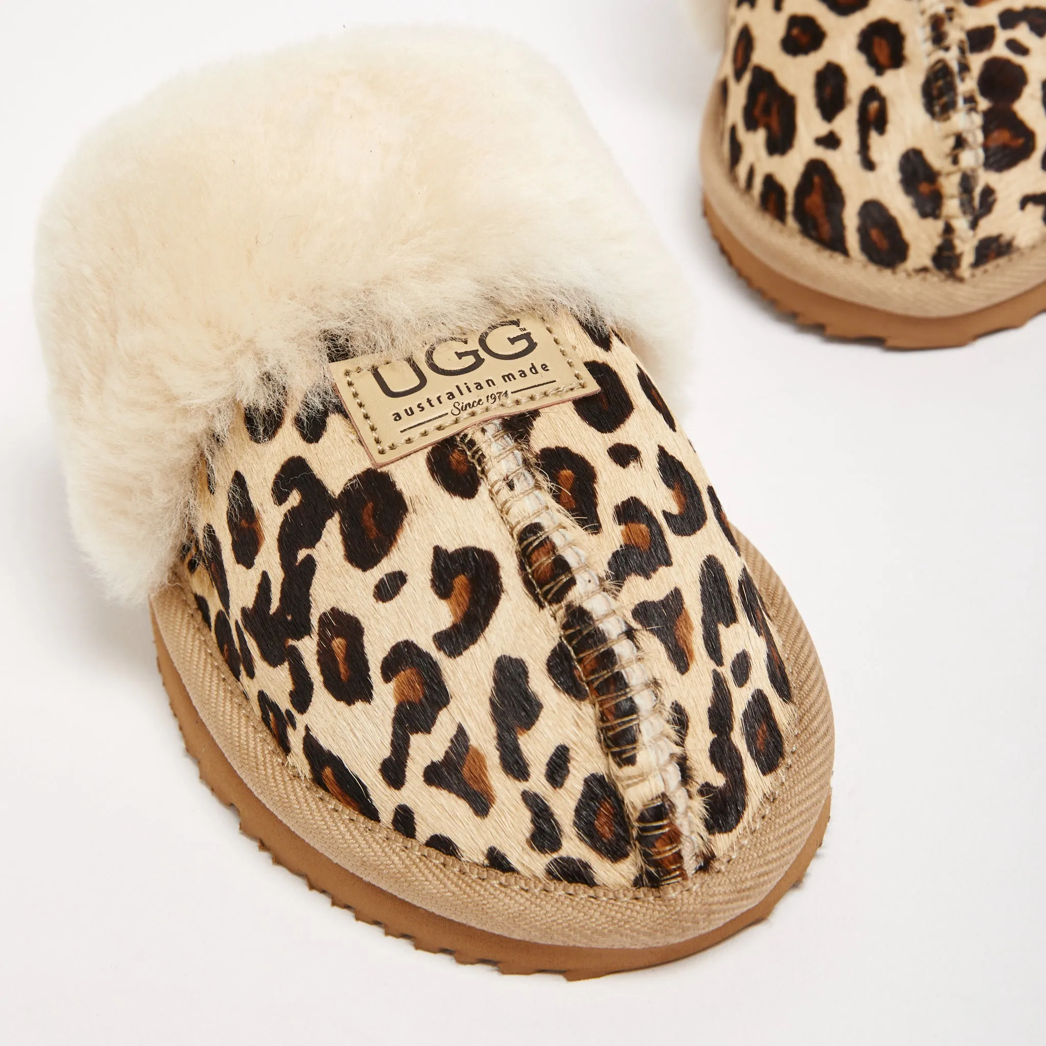 Women's Designer Slipper Baby Leopard